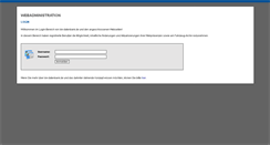 Desktop Screenshot of admin.lok-datenbank.de
